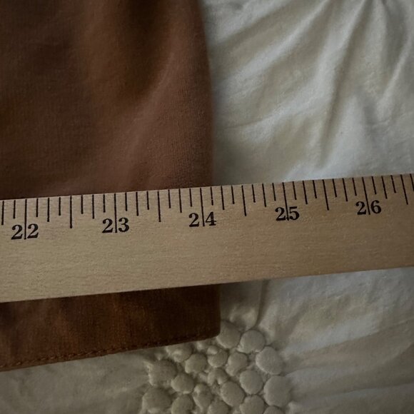 Denim & Co. Womens Brown Bling Buttons Chore 4 Pocket Coat Jacket SZ 2X HTF - Picture 7 of 10